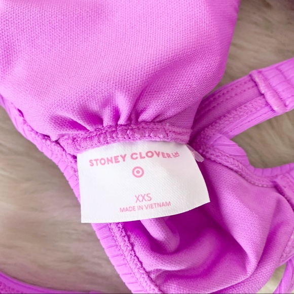 Stoney Clover Lane x Target Bralette Bikini Top Size XXS - Picture 6 of 7